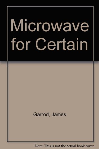 Imagen de archivo de Microwave for Certain a la venta por MusicMagpie