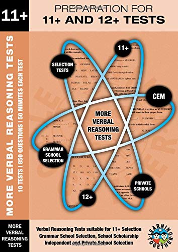 Beispielbild fr Preparation for 11+ Exams: More Verbal Reasoning - 850 Questions - 10 Tests: 10 Tests, 850 Questions, 50 Minutes Each Test zum Verkauf von WorldofBooks