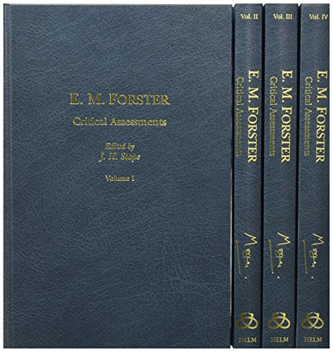 Beispielbild fr E. M. Forster : Critical Assessments zum Verkauf von Powell's Bookstores Chicago, ABAA