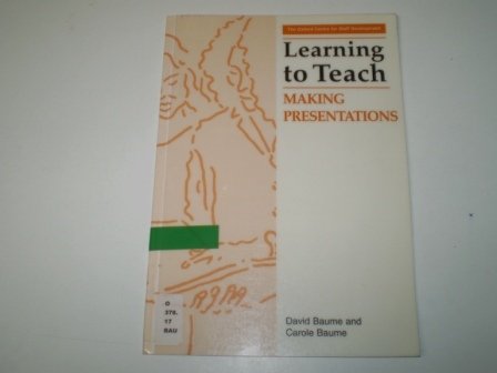 9781873576458: Making Presentations