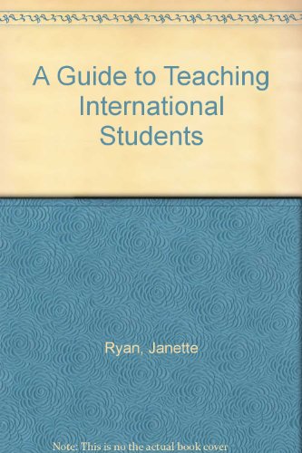 Stock image for A Guide to Teaching International Students for sale by WorldofBooks