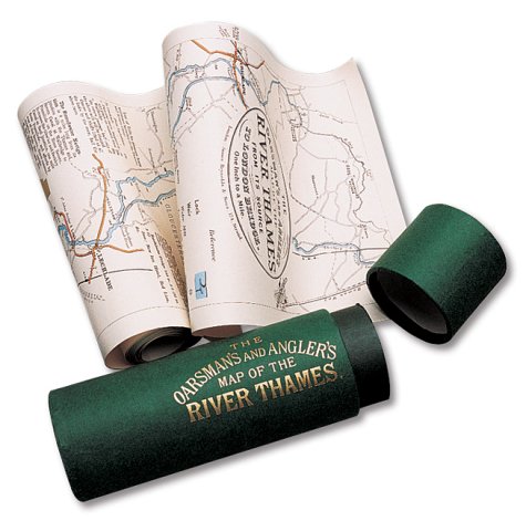 9781873590027: The Oarsman's and Angler's Map of the River Thames 1893: From Its Source to London Bridge