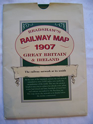 9781873590331: Bradshaw's Railway Map 1907: Great Britain & Ireland: The Railway Network at Its Zenith