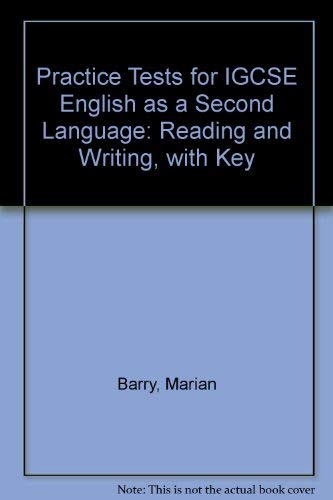 Imagen de archivo de Reading and Writing, with Key (Practice Tests for IGCSE English as a Second Language) a la venta por Reuseabook