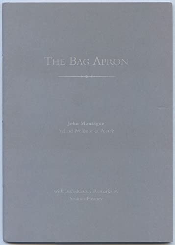 Stock image for The Bag Apron or, The Poet and His Community for sale by Geata Buidhe - Yellow Gate - Books