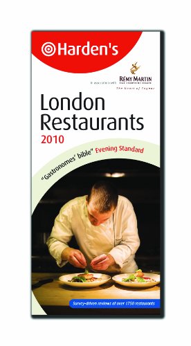 Stock image for Harden's London Restaurants 2010 for sale by AwesomeBooks