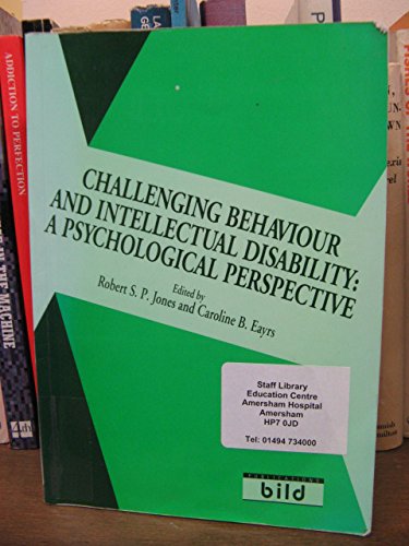 Beispielbild fr Challenging Behaviour and Intellectual Disability: A Psychological Perspective zum Verkauf von WorldofBooks