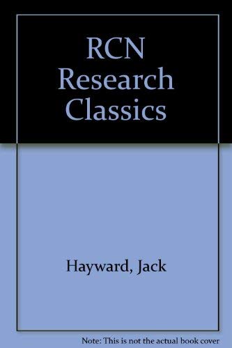 Stock image for RCN Research Classics for sale by AwesomeBooks