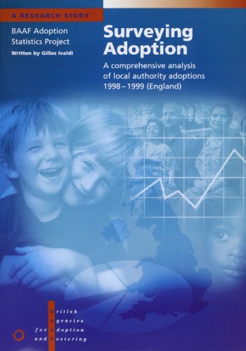 Beispielbild fr Surveying Adoption: A Comprehensive Analysis of Local Authority Adoptions 1998-1999 - England zum Verkauf von Anybook.com