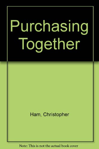 Purchasing Together (9781873883051) by Unknown Author