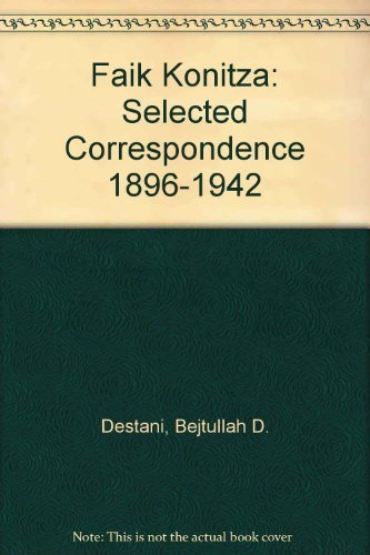 9781873928189: Faik Konctza: Selected Correspondence 1896-1942