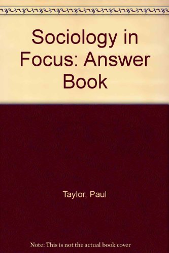 9781873929223: Sociology in Focus: Answer Book