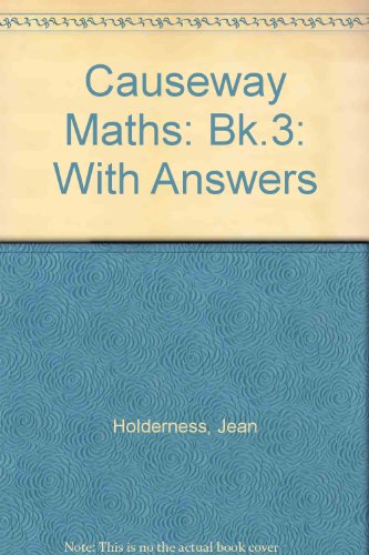 Beispielbild fr Causeway Maths 3 (with Answers): Bk.3: With Answers zum Verkauf von AwesomeBooks