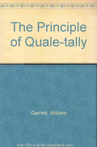 The Principle of Quale-tally (9781873951286) by Unknown Author
