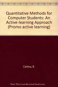 9781873981177: Quantitative Methods for Computer Students: An Active-learning Approach (Promo active learning)