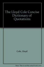 9781874052289: Concise Dictionary of Quotations