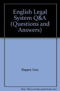 Stock image for English Legal System Q&A (Questions and Answers) for sale by Goldstone Books