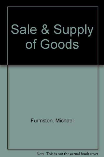 Beispielbild fr Sale & Supply of Goods zum Verkauf von Goldstone Books