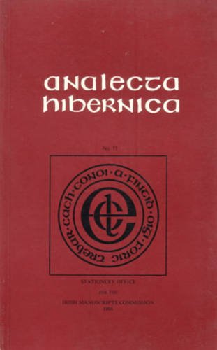 9781874280767: Analecta Hibernica: No 33