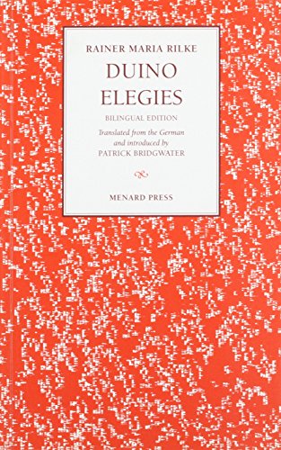 Duino Elegies. Bilingual Edition. Transl. from the German and introduced by Patrick Bridgwater. - Rilke, Rainer Maria und Patrick Bridgwater