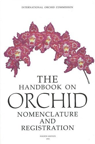 Stock image for Handbook on Orchid Nomenclature and Registration for sale by ThriftBooks-Atlanta