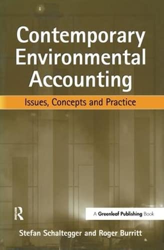 Stock image for Contemporary Environmental Accounting: Issues, Concepts and Practice for sale by Book Deals