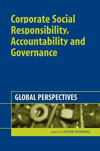 Stock image for Corporate Social Responsibility, Accountability and Governance: Global Perspectives for sale by Chiron Media