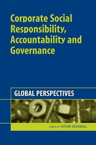 Stock image for Corporate Social Responsibility, Accountability and Governance : Global Perspectives for sale by Better World Books Ltd