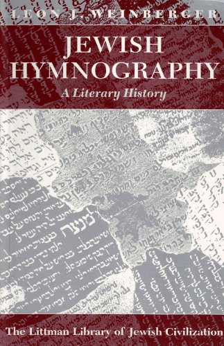 9781874774372: Jewish Hymnography: A Literary History (The Littman Library of Jewish Civilization)