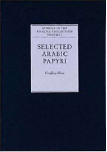 9781874780663: Selected Arabic Papyri: 1