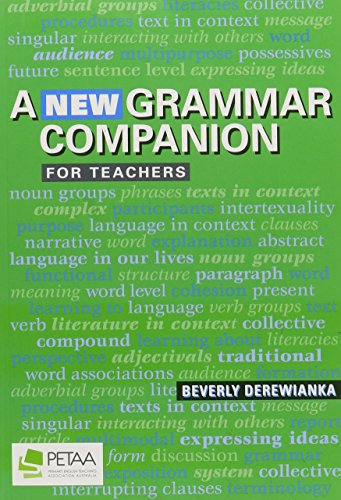 Imagen de archivo de A New Grammar Companion a la venta por HPB-Red
