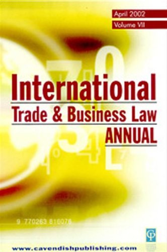 Stock image for International Trade & Business Law Annual Vol VII for sale by Anybook.com