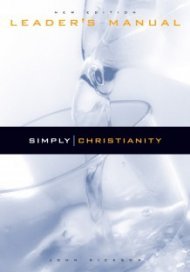 Beispielbild fr Simply Christianity (Leader's Manual) zum Verkauf von WorldofBooks