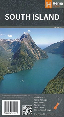 Beispielbild fr South Island- New Zealand 1:1M Hema 2016*** zum Verkauf von GF Books, Inc.
