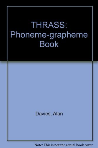 Imagen de archivo de THRASS: Phoneme-grapheme Book a la venta por MusicMagpie