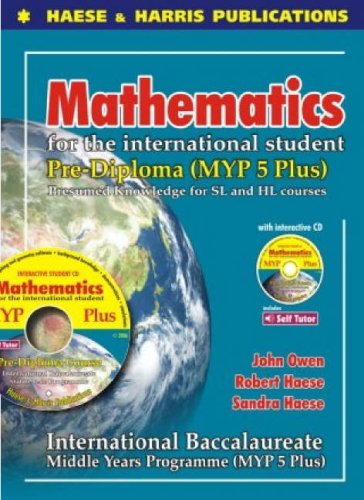 9781876543044: Mathematics for the International Student: Pre-Diploma MYP5 Plus International Baccalaureate