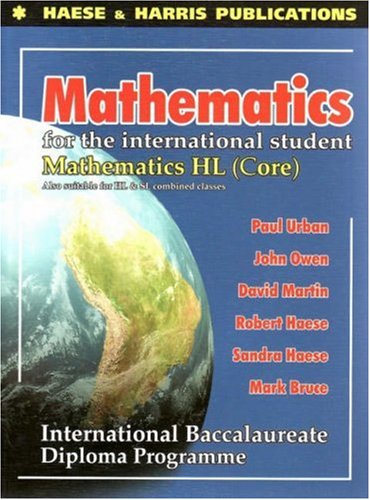 Imagen de archivo de MATH.F/INTL.STUDENT:MATH.HL-W/ a la venta por HPB-Red