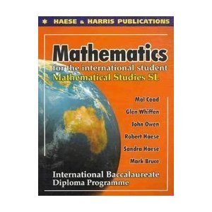 9781876543150: Mathematical Studies: Standard Level Mathematical Studies for the International Student, International Baccalaureate Diploma Programme