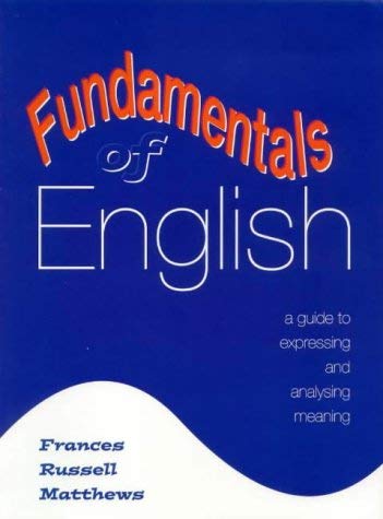 Stock image for Fundamentals of English for sale by ThriftBooks-Atlanta