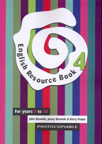 Beispielbild fr English Resource Book.: For Years 9 to 10 zum Verkauf von Phatpocket Limited