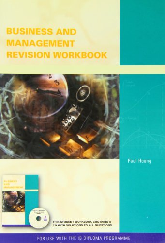 Stock image for Business and Management Workbook for the International Baccalalureate for sale by HPB-Red