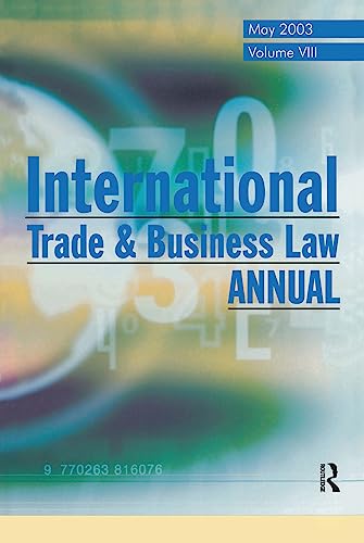 Stock image for International Trade and Business Law Review : Volume VIII for sale by Blackwell's