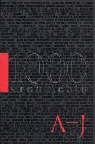 1000 Architects - 2 Vol /Anglais