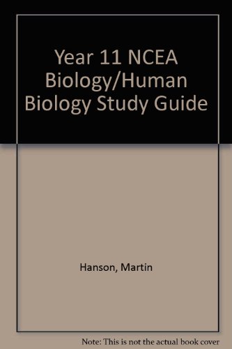 Stock image for Year 11 NCEA Biology/Human Biology Study Guide for sale by Reuseabook