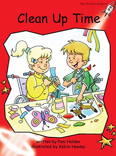 Beispielbild fr Clean Up Time (Red Rocket Readers Early Level 1) zum Verkauf von Wonder Book