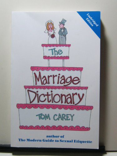 Beispielbild fr The Marriage Dictionary zum Verkauf von Wonder Book