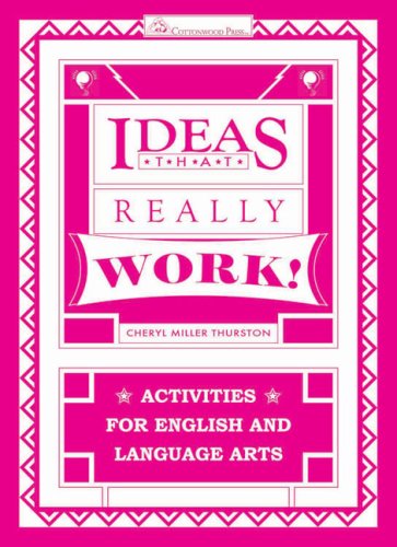 Beispielbild fr Ideas That Really Work!: Activities for English and Language Arts zum Verkauf von HPB-Red