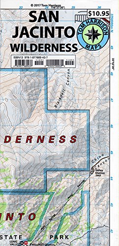9781877689437: San Jacinto Wilderness (Tom Harrison Maps)