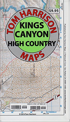 9781877689451: Kings Canyon High Country Trail Map