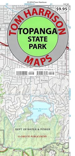 Beispielbild fr Topanga State Park Trail Map: Topanga, Will Rogers, Tuna Canyon, Backbone Trail, Red Rock Canyon, Temescal Gateway: Shaded-Relief Topo Map (Tom Harrison Maps) [Map] Tom Harrison Maps and Tom Harrison zum Verkauf von Lakeside Books